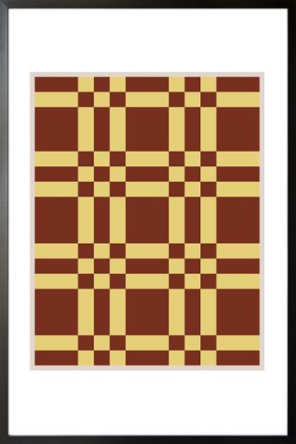 Checkered and Plaid Art No. 2 Poster