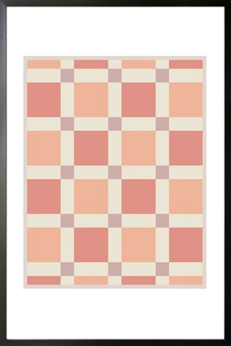Checkered and Plaid Art No. 4 Poster
