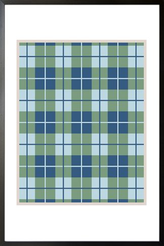 Checkered and Plaid Art No. 5 Poster