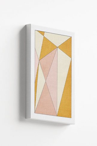 Mixed of triangles art Canvas