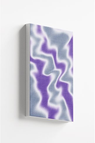 Abstract color white and purple grain Canvas
