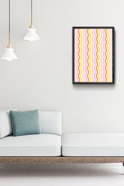 Retro Waves Poster