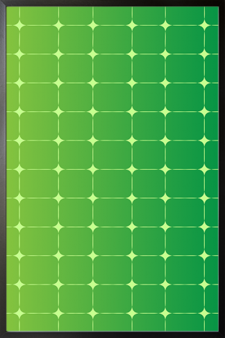 Abstract green gradient Poster