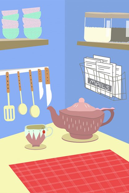 Kitchen corner Poster