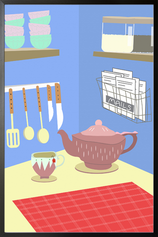 Kitchen corner Poster