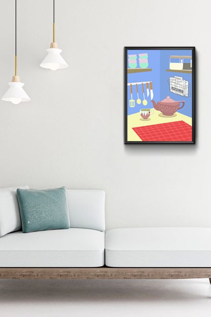 Kitchen corner Poster