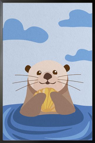 Cute Sea Otter Poster