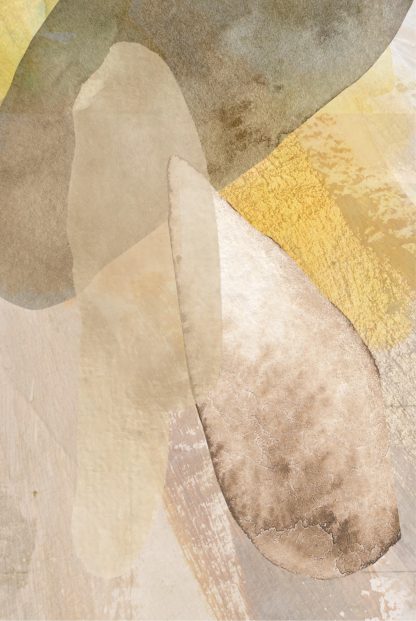 Texture stone shapes earth tone no. 2 Poster
