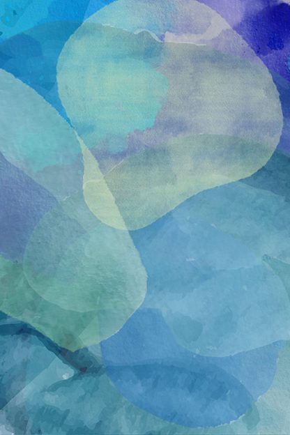 Texture stone shapes Aqua tone no. 2 Poster