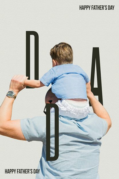 Happy Father day aesthetic Poster