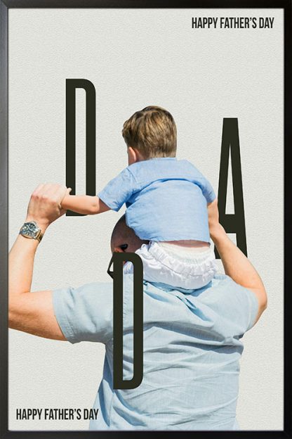 Happy Father day aesthetic Poster