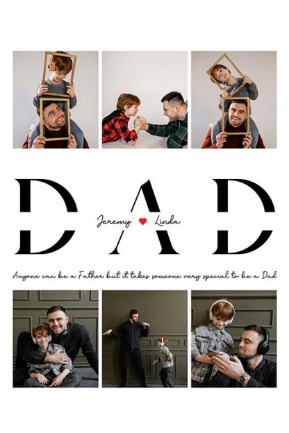 It take someone very special to be a dad Poster
