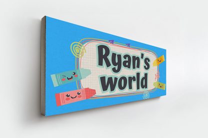 Creayons custom kids room canvas no.2