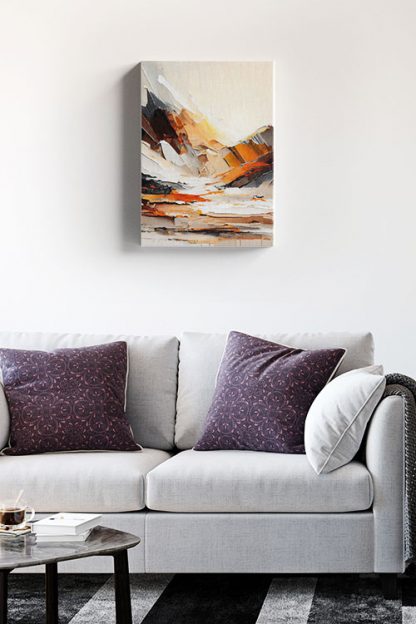 Brown tone oil painting no. 1 canvas