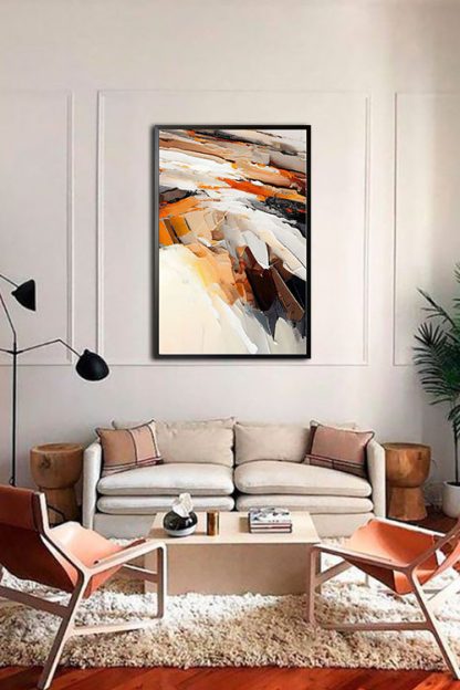 Brown tone oil painting no. 3 poster