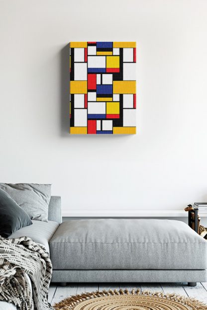 Color Tetris No 1 Canvas