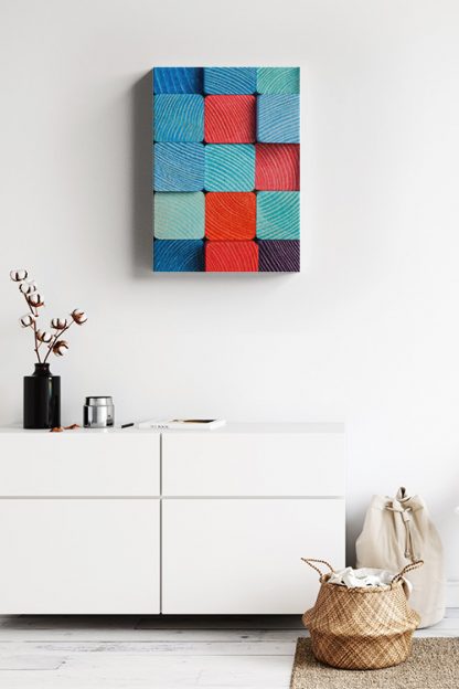 Wooden Waves Canvas