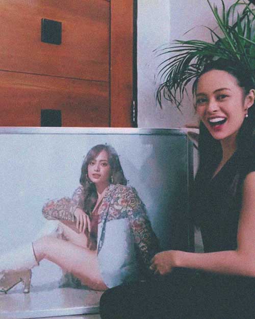 Artdesignph influencer with the trendy and affordable personalized poster print