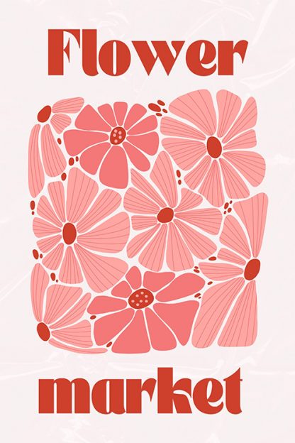 Flower Market Poster