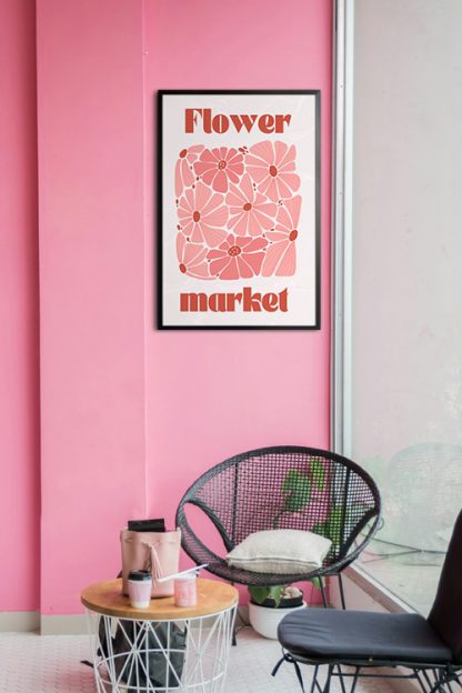 Flower Market Poster