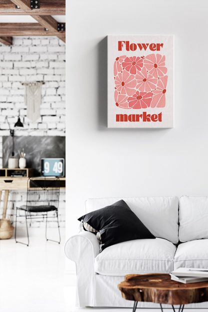 Flower Market Canvas