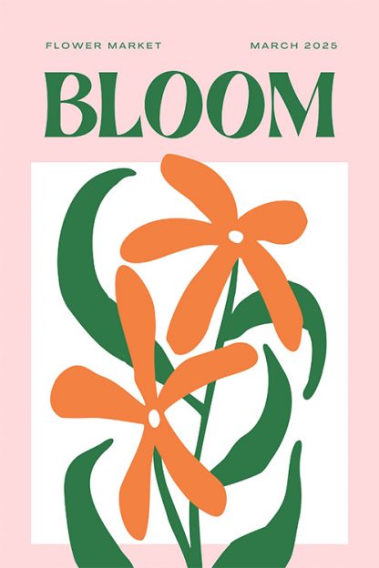 Bloom Flower Poster