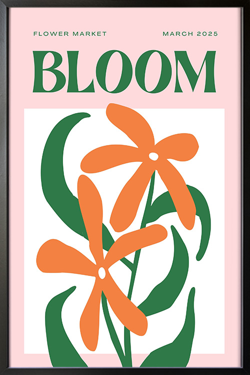 Bloom Flower Poster