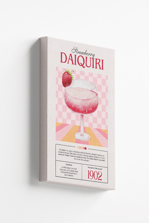 Strawberry Daiquiri Canvas