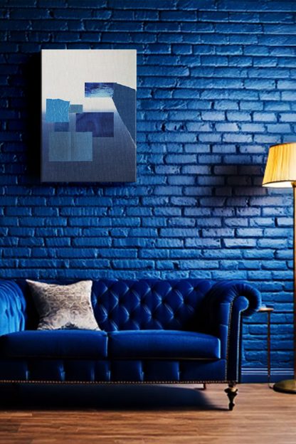 Fragment of Blue 3 Canvas