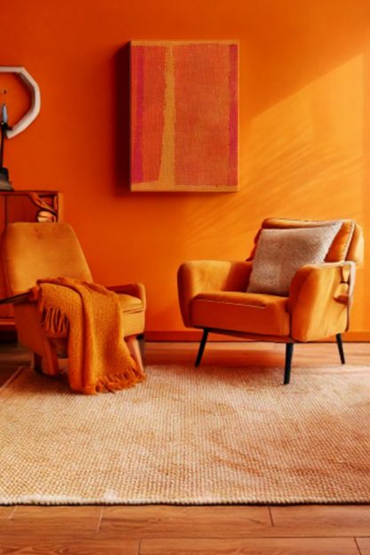 Orange Radiance Canvas