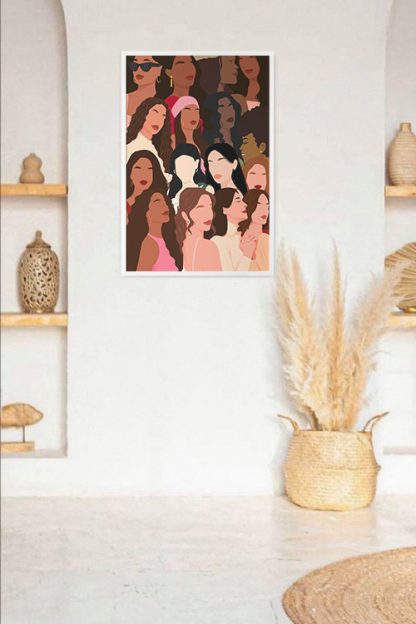 The Army Poster in white frame