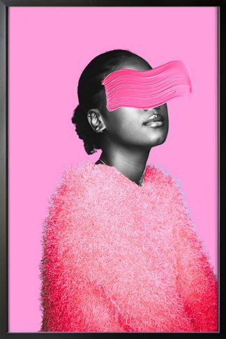 Veiled in Vivid Poster in a black frame