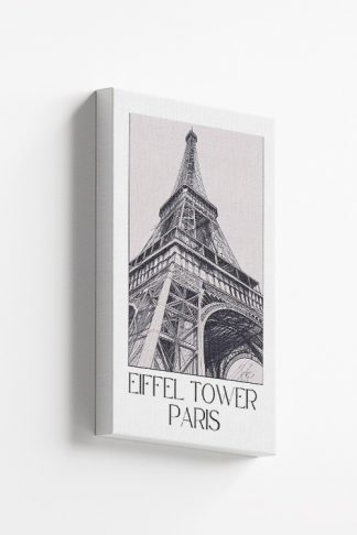 Eiffel Tower Paris Sketch Canvas