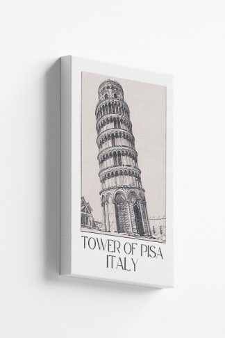 Tower of Pisa Canvas, Italy, Rome