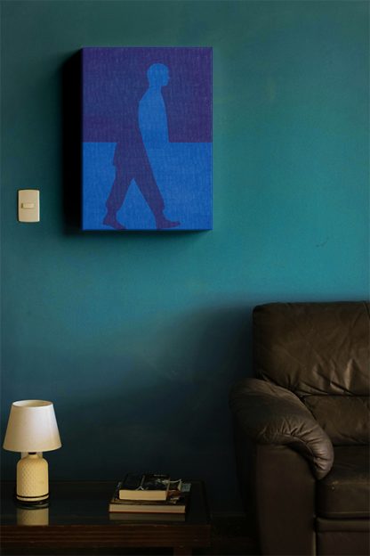 Walking Man 1 Canvas