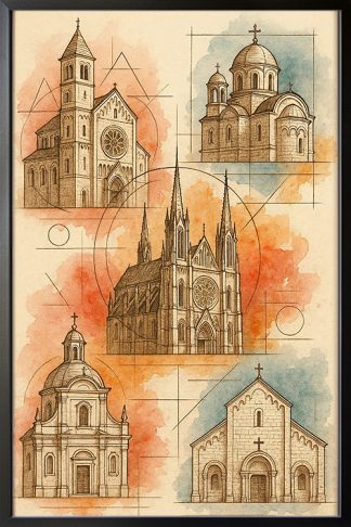 Five Churches Poster