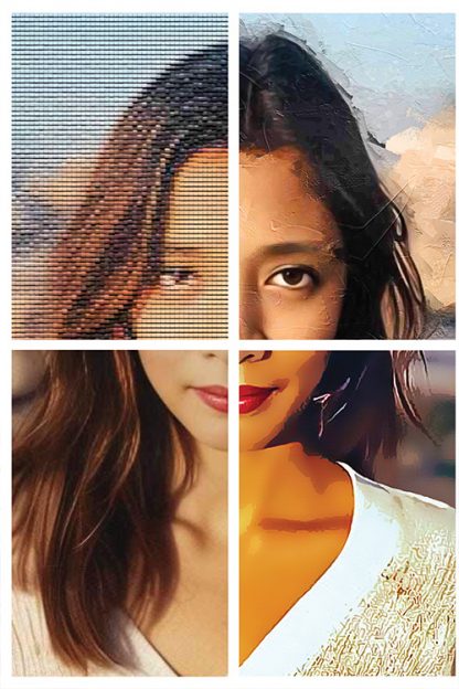 Four Textures Poster
