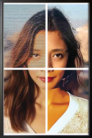 Four Textures Poster