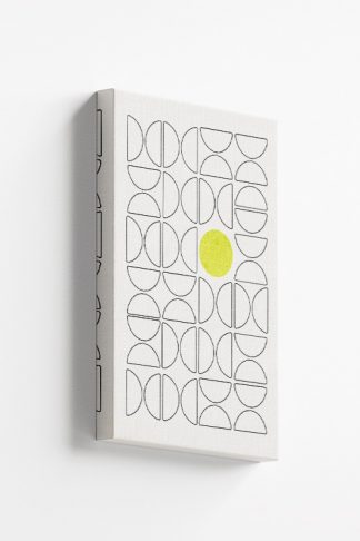 Bauhaus Dot Yellow Canvas Print
