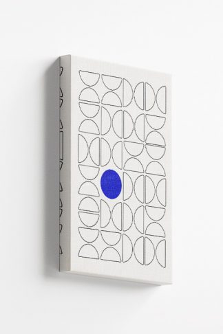 Bauhaus Dot Blue Canvas Print