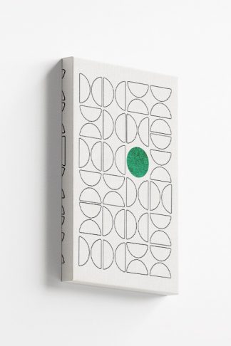 Bauhaus Dot Green Canvas Print