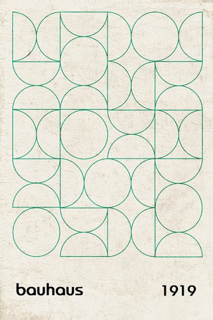 Bauhaus Inspired 1919 No. 6 Poster Print
