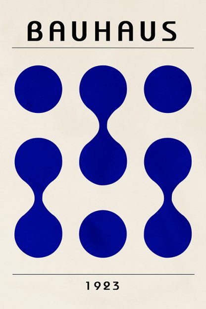 Bauhaus Inspired 1923 No. 2 Poster print