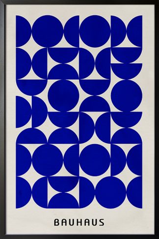 Bauhaus Bloom 2 Poster with frame
