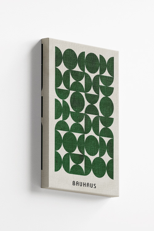 Bauhaus Bloom 3 Poster Canvas Print