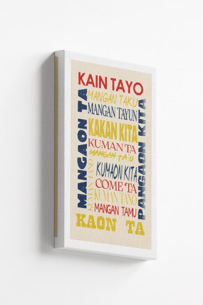 Kain Tayo Typo Canvas Print