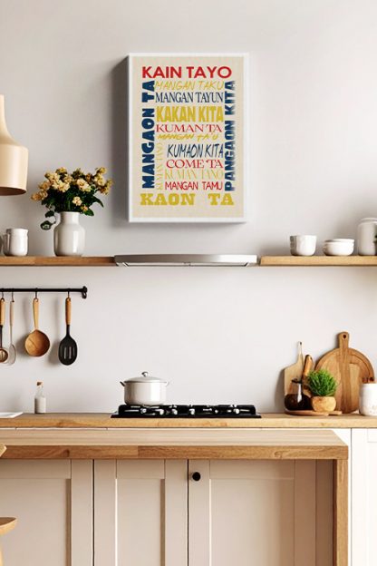 Kain Tayo Typo Canvas Print