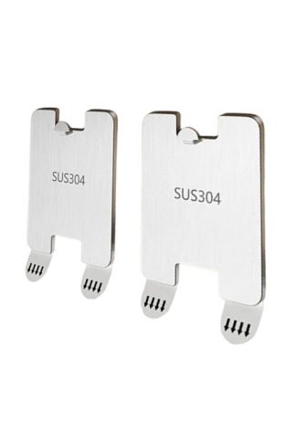 Adhesive stainless steel picture frame holders