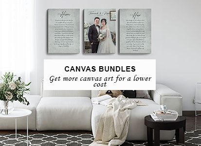 Save more with canvas art bundles