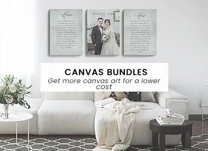 Save more with canvas art bundles
